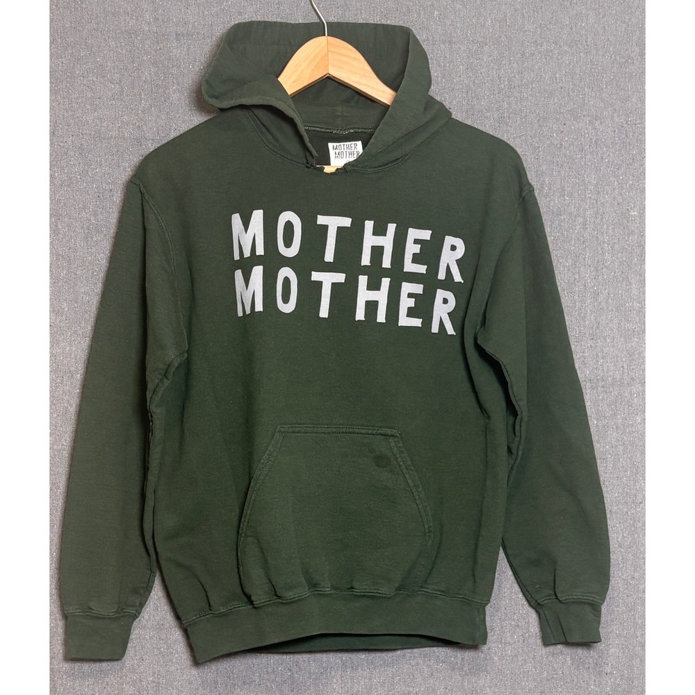Mother Mother Band Hoodie Green O My Heart Fish Graphic Tour Merch Small‎